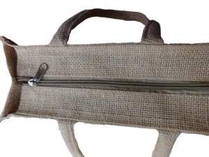 Sacs en toile de jute durables avec poignées Logo personnalisé pour usage multiple Forme rectangulaire faite à la main de qualité supérieure écologique - Product Image 4