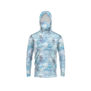 Camisa de pesca unisex hecha en fábrica Ropa deportiva al aire libre Sublimación Sudaderas con capucha de pesca de secado rápido para hombres - Product Image 2