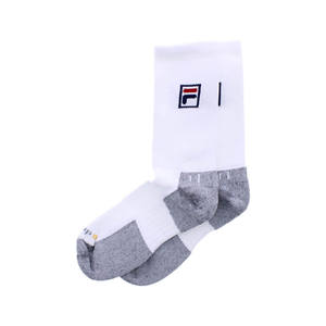 Chaussettes unisexes Fila Crew Couleur : Blanc/Gris 100% authentiques - Product Image 2