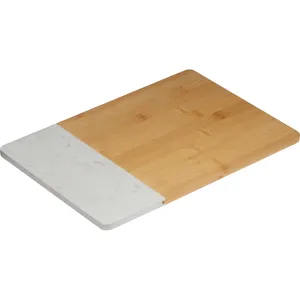 Tabla de Cortar Personalizada de Bambú y Mármol con Diseño de Jesús, Utensilio Elegante - Product Image 1