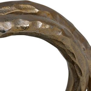 อลูมิเนียมสีทองสไตล์โบราณรูปปั้นตกแต่งบ้านขัดเงาทันสมัยพร้อมฐานโลหะสีดำ - Product Image 3