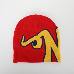 Sombreros de punto a rayas lisas para invierno, gorros con logotipo personalizado, gorros de lana de Cachemira Jacquard Skully para hombres y mujeres, fruta clásica, venta al por mayor - Product Image 5