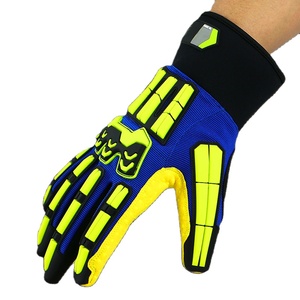 Vente chaude sauvetage industriel meilleurs gants d'impact pour les gants de travail de champ pétrolifère Tpr Protection contre les chocs Knuckle toutes les tailles logo personnalisé - Product Image 4