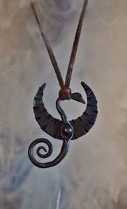 Colgante de cuero y Metal de diseñador antiguo para mujer, collares, accesorios de joyería de moda, conjuntos de joyería, ropa de boda festiva - Product Image 3