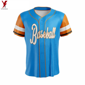 Gran oferta, camiseta de béisbol Vintage para jóvenes con forro de logotipo, ropa deportiva impresa, técnica de sublimación, precio bajo al por mayor - Product Image 5