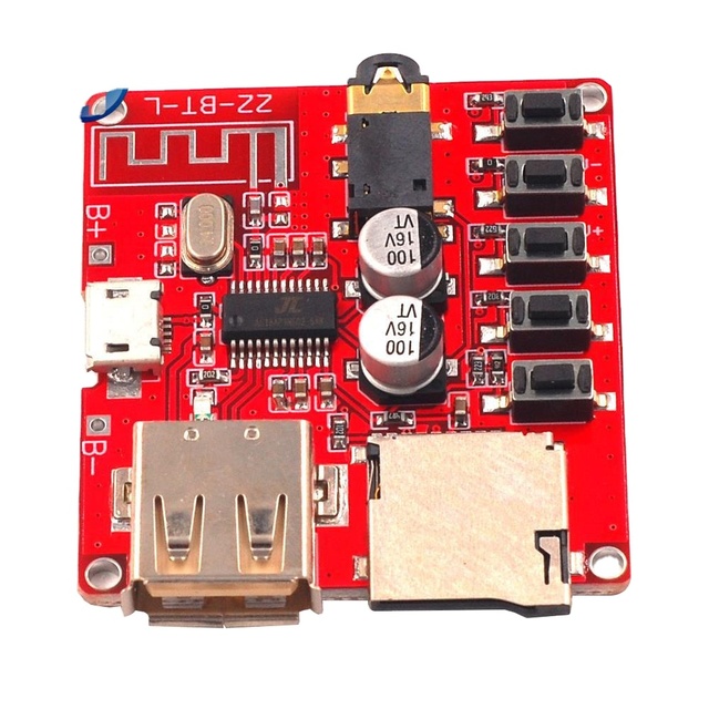 MP3 Decoding Board Module DIY Car Speaker Power Amplifier Modified 4.1 Circuit Board Audio Receiver