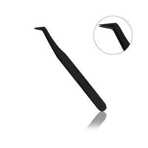 แหนบขนตาแบบโค้งทำจากสเตนเลสสตีลสีทองรุ้งแหนบขนตาแบบ90/75องศา90 75องศา - Product Image 1