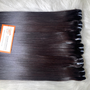 Best <b>Sale</b> Super Double Drawn Bone Straight Thick End Vietnamese Virgin Human Hair Weave Silky Human Hair Extensions - Product Image 3