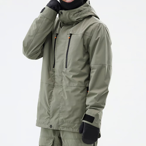 Chaquetas de esquí de talla grande para hombre, poliéster 100%, de la mejor calidad, de secado rápido, transpirables, para invierno, cómodas chaquetas de montaña para esquí en venta - Product Image 1