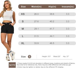 Short en jean femme coupe ajustée 82% coton 16% polyester 2% élasthanne 5 poches style fermeture éclair braguette bouton respirant hiver - Product Image 6