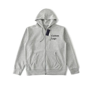 Logo personnalisé Styles 100% coton mélangé Design Marque Hommes Hiver Pull Surdimensionné Sweat À Capuche Sweat À Capuche Brodé Hommes Hoodies - Product Image 1