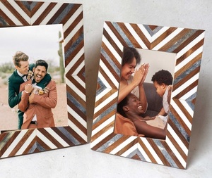 กรอบรูปไม้ฝังกระดูกพร้อม MDF สำหรับใส่กรอบรูปงานหัตถกรรมจากธรรมชาติ - Product Image 4