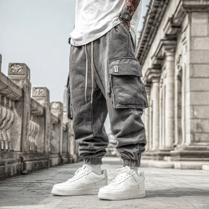 Cargo Baggy Jogger Fleece Men <b>Winter</b> Streetwear Mid Weight Fleece <b>Trouser</b> Pajama Outdoor Oversize Cargo Sweat Pants Men's - Product Image 3