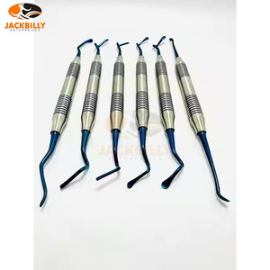 6 pièces en acier inoxydable Composite remplissage Kit dentaire Curettes détartreurs amalgame Instruments de remplissage certifié CE - Product Image 2