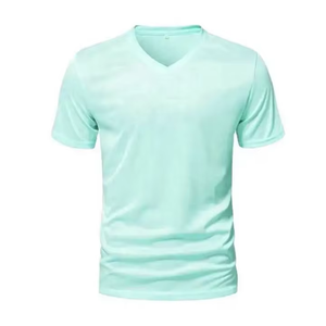 Wholesale New High Quality Men's T-<b>Shirts</b> Summer Plus Size Short-Sleeved Breathable <b>Polyester</b>/Cotton Fashion Casual T-<b>shirt</b> - Product Image 4