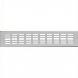 Placa web LM 3070 de 500 mm de largo y 100 mm de ancho, 1,5 mm de grosor, de aluminio cepillado - Product Image 2