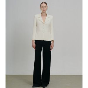 Pantalones de pierna recta elegantes de alta moda para mujer, tamaño Queen, estilo minimalista, servicio ODM disponible en seda para verano e invierno - Product Image 2