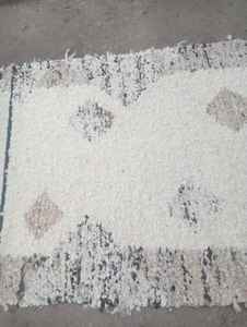 abstract modern tassel <b>neutral</b> area geometric wool <b>rug</b>, Flat Weave Wool / PP <b>Large</b> Runner Carpet, Boho Ethnic Home Decor - Product Image 2