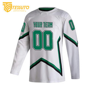 เสื้อเจอร์ซีย์ฮอกกี้น้ำแข็งแห้งเร็วระบายอากาศไม่มีปริมาณการสั่งซื้อขั้นต่ำสั่งตรงจากผู้ผลิตในปากีสถาน - Product Image 6