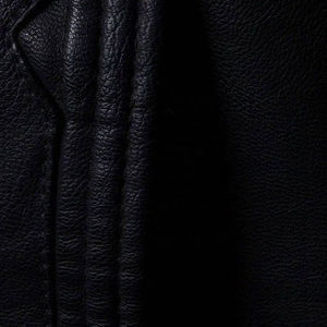 OEM personnalisé à la mode automne hiver mode hommes veste en cuir couleur unie fermeture éclair décontracté vachette vestes pour hommes - Product Image 5