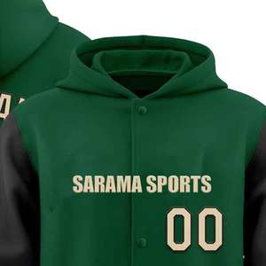 Chaquetas Universitarias de Lana con Bordado Chenille para Hombre, Chaquetas Vintage con Mangas de Cuero, Chaquetas Varsity para Hombre - Product Image 2