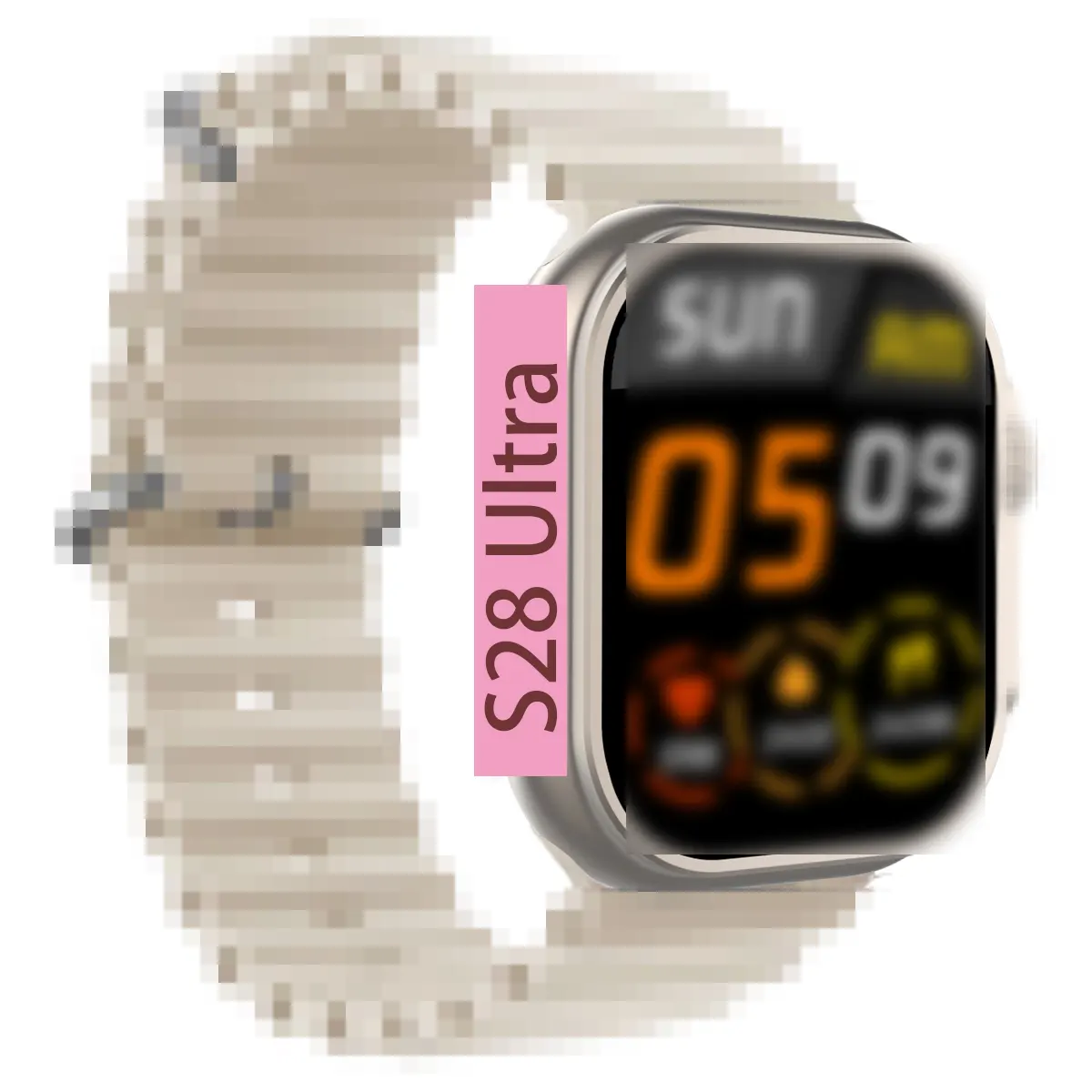 S28 Ultra Smart Horloge Sport Armband Polsband Waterdicht Bluetooth Lage Prijs Goedkope Smart Watch Hartslagmeter Hoesje