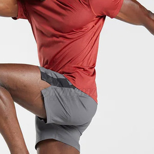 กางเกงขาสั้นผู้ชายสั่งทำขายส่ง สวมใส่สบาย ระบายอากาศได้ดี ดีไซน์ทันสมัย เหมาะสำหรับออกกำลังกายและวิ่งกลางแจ้ง - Product Image 4