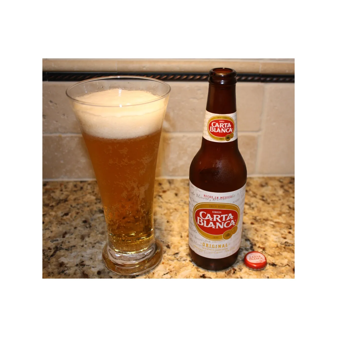 Cerveza Carta Blanca Lata 355 ml Carta Blanca Pale Lager - 1 bottle / 32oz Delivery