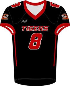 100% Polyester Football américain Jersey pantalon uniforme ensemble été à manches courtes maille tissu respirant grande taille unisexe imprimé - Product Image 2