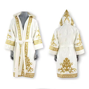 Mejor estilo, calidad superior, bata de boxeo, precio razonable, fabricante al por mayor, bata de boxeo de seda de poliéster - Product Image 6