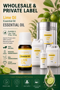 Lime Essential <b>Oil</b> 100% Pure Citrus Aurantifolia Steam Distilled Wholesale Private Label OEM for <b>Diffuser</b> Candle Soap Making ODM - Product Image 3