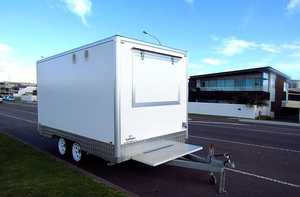 Camión de Comida para Catering, Remolques de Tacos Totalmente Equipados, Cocina Móvil, Carrito de Pizza y Café, Camión de Helados y BBQ, Remolque de Comida Móvil Económico - Product Image 3