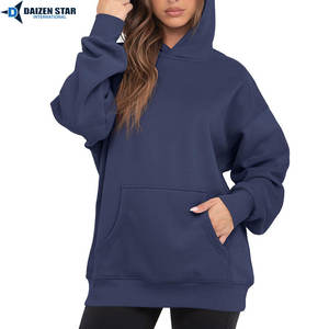 Sudadera con Capucha Ecológica para Mujer, Color Sólido, 100% Algodón, Acabado Lavado, Secado Rápido, Transpirable, Bordado 3D - Product Image 6