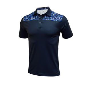 T-shirt en jersey 100 % coton de luxe pour homme, logo brodé, bouton, uni, séchage rapide, design ODM, décontracté - Product Image 2