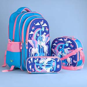 Juego de 3 Bolsas Tykle, Colección Unicornio Encantador, Mochila Infantil para Uso Diario - Product Image 1