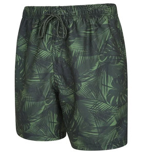Pantalones Cortos Casuales de Doble Capa para Hombre, 100% Poliéster, Lona, Logotipo Personalizado, Color, Cintura Elástica, Diseño Sólido, Transpirables, de Secado Rápido - Product Image 3