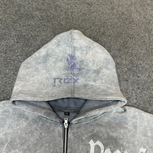 Sweat à capuche zippé pour hommes de Style professionnel Qualité supérieure 100% coton Fabriqué en usine Puff Imprimé Prix pas cher Le plus demandé - Product Image 3