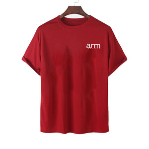 T-shirts décontractés pour hommes en coton uni, col rond, pour l'été, service OEM, t-shirts durables pour hommes à bas prix - Product Image 1