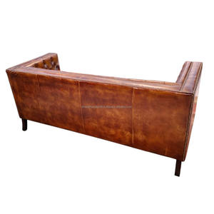 Sofá Chesterfield de tres plazas, diseño clásico, asientos cómodos, mueble de lujo para sala de estar, para uso doméstico - Product Image 5