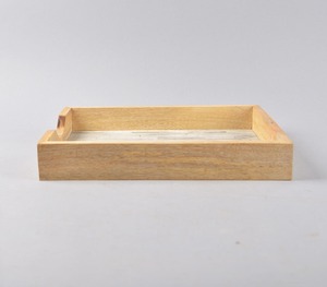 Artisanat Rectangulaire Forme Os Incrustation Plateau Maison Plateau Décoratif pour Table Basse Motif Unique Essayez Os Artisanat - Product Image 2