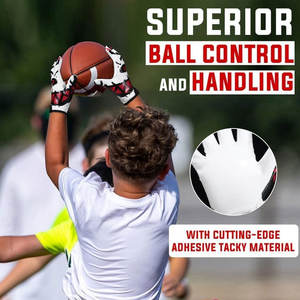 ถุงมือกีฬาแบบจับแน่นถุงมือรับสัญญาณฟุตบอลอเมริกันเหนียวมากถุงมือนักกีฬาประสิทธิภาพสูงพร้อมนิ้วมือปรับได้ - Product Image 4