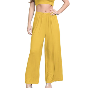 Vêtements de sport fonctionnel élastique moderne à la mode Palazzo dames pantalon décontracté femme vêtements pantalon taille haute streetwear - Product Image 3