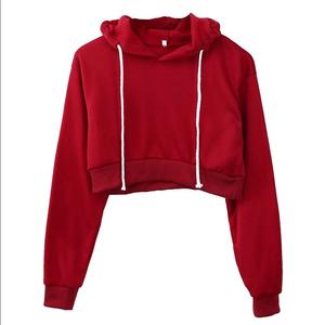 Nuevo de manga larga estilo casual mujeres sudaderas con capucha pulóver para mujeres de cintura alta de alta calidad sudaderas con capucha ropa de mujer - Product Image 3