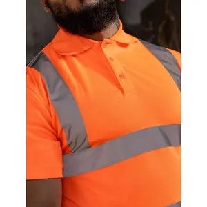 Polo Personalizzata in Policotone ad Alta Visibilità per Merchandising Promozionale - Product Image 3