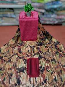 High Quality Latest Stunning Fashion Somalian Fransawi Dirac Jacquard Plain Abstract Pattern Glitter Work Chiffon <b>Fabric</b> - Product Image 4