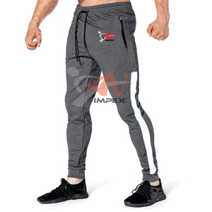 Pantalon décontracté pour homme de haute qualité, imprimé sur mesure, en coton, imperméable, avec doublure en polaire, taille élastique, avec logo - Product Image 4
