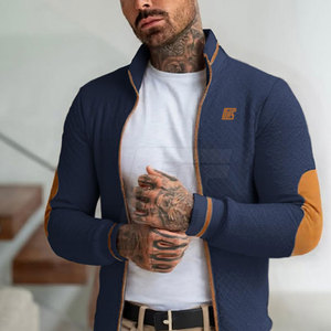 Blouson d'aviateur pour hommes vêtements d'extérieur décontractés légers manteau à fermeture éclair à la mode veste d'hiver pour hommes d'approvisionnement en gros - Product Image 5