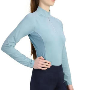 Nouveau design Combinaison de sport pour femmes Couche de base pour l'équitation en plein air Manches longues Vente en gros de chemises de cavalier pour femmes - Product Image 3