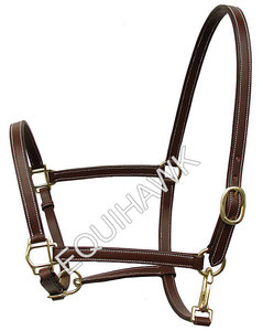 บังเหียนม้าอานม้าแบบอังกฤษเชือกแขวนคอหนังไนล่อนแท้ทนทานอุปกรณ์ฝึกที่จำเป็น - Product Image 4