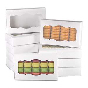 <strong>Custom</strong> <strong>Pattern</strong> Printed Disposable Paper Boxes with logo for Donuts Biodegradable Eco-friendly Bonut Box <strong>Excellent</strong> Quality - Product Image 4